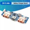 Lithium Battery (18650) Charger/Power Bank Module 3.7V to 5V 2.4A Micro/Type-C USB