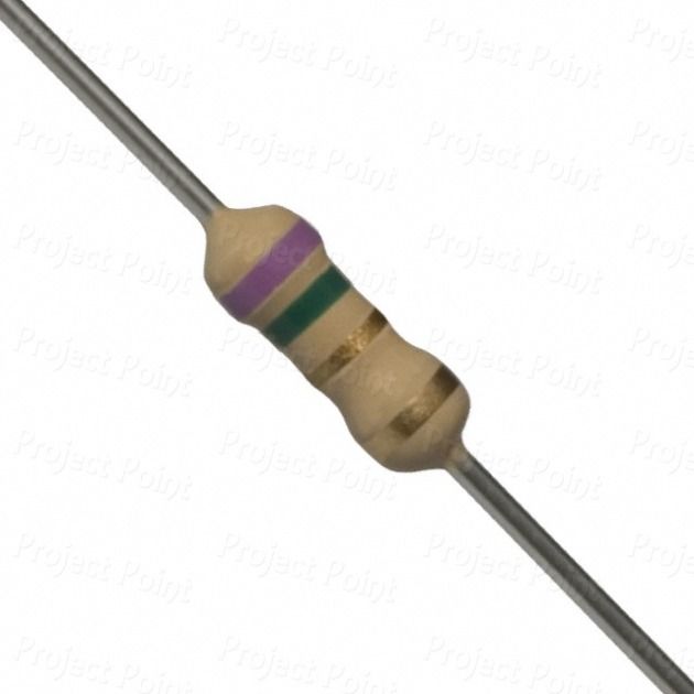 thumbnail image 2 of 100x 22 Ohm 1/4 Watt Resistors – Axial LED Resistors For Automotive & Electronics, 22R 2 of 6