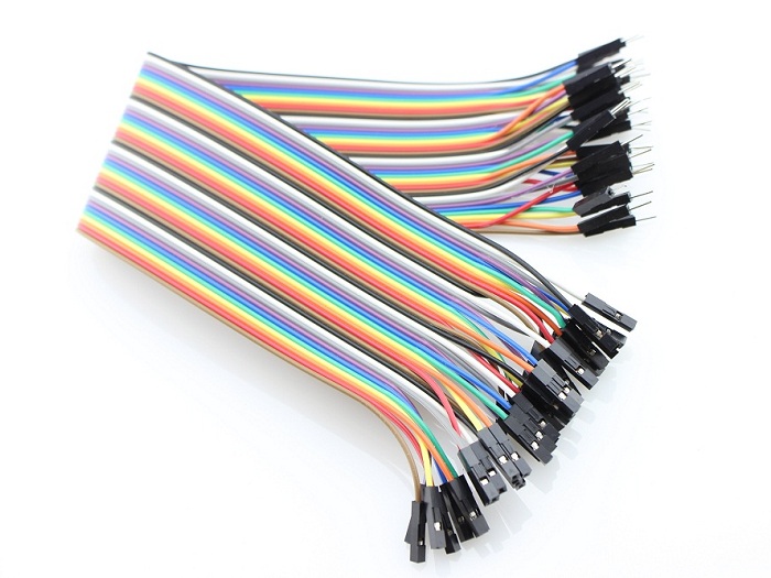 Male to Female jumper wires 40 pins 20cm