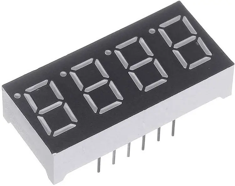 0.36" Red 4-Digit CC LED 7-Segment Display 3641AS