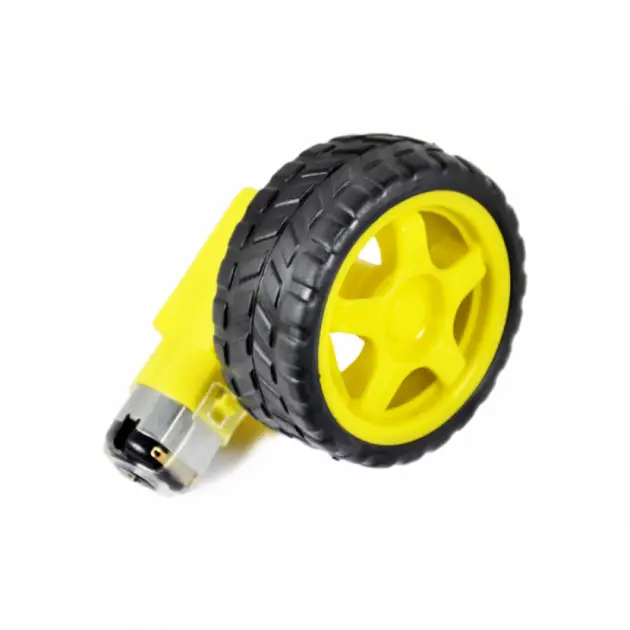 Smart Robot Car Tire Wheel with DC Gear Motor