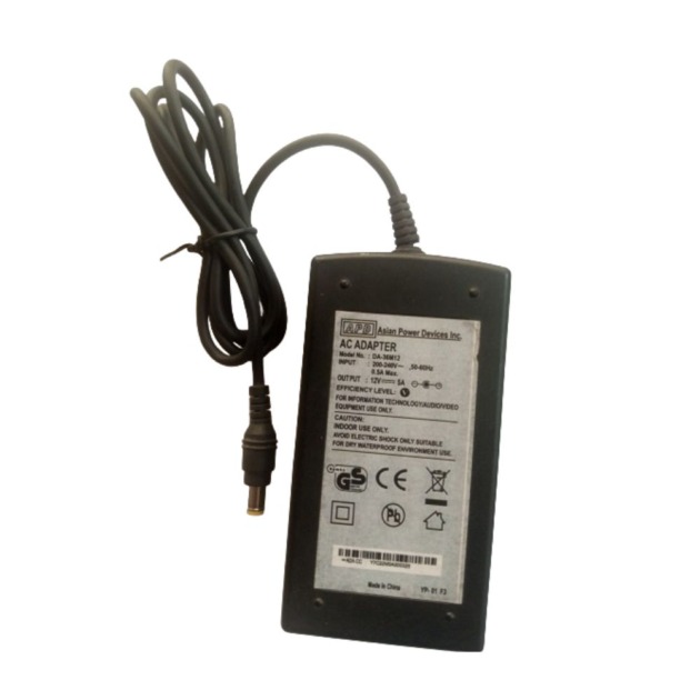 12V 5A AC to DC Adapter 220VAC to 12VDC