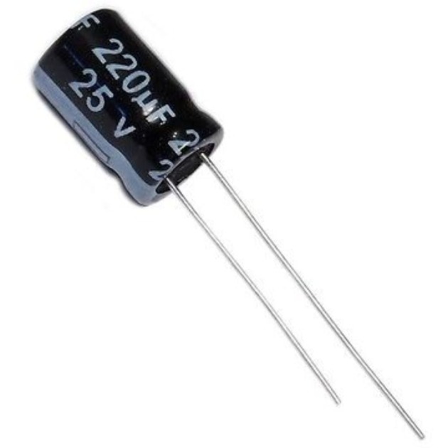 220uf 25V Electrolytic Capacitor