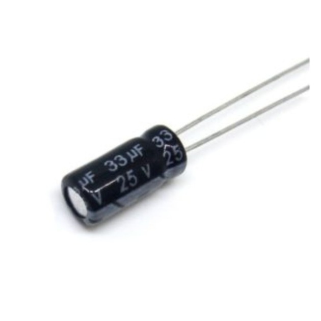 33uf 25V Electrolytic Capacitor