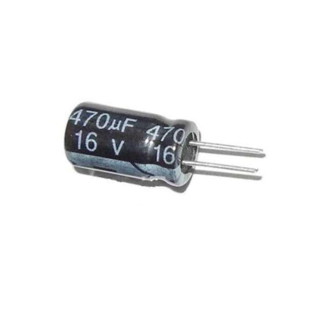 470uf 16V Electrolytic Capacitor