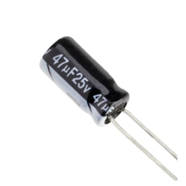 47uf 25V Electrolytic Capacitor