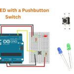 Control LED with a Pushbutton Switch