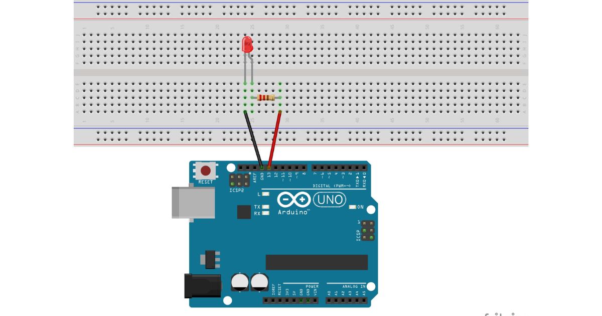 Blinking LED Circuit Diagram